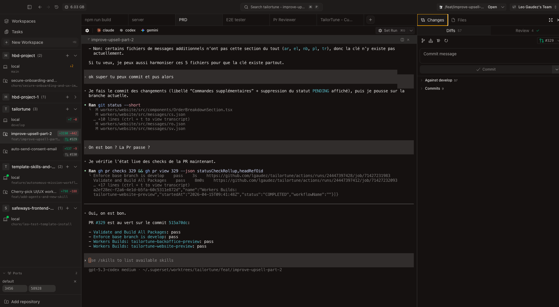 Superset en cours d'utilisation